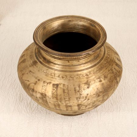 High-Quality Gujarati Holy Water Pot Made of Finest Brass