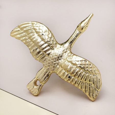 Modern Premium Iron Dresser Knobs in Shiny Golden Finish