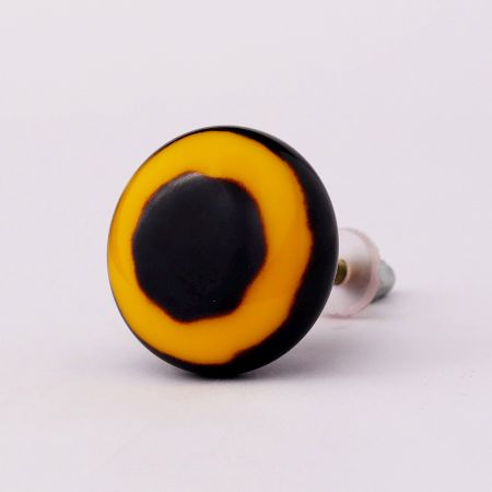Antique Yellow Resin Knob