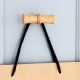 Handmade Natural Wooden T-Bar Wall Hooks-3 Pieces
