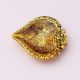 Designer Golden Aluminium Diwali Diya For Mandir Decoration