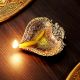 Handmade Golden Aluminium Diwali Diya For Mandir Decoration Pack of 3