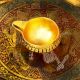 Golden Aluminium Oil Lamp Diya for Diwali Decoration