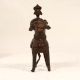 Handmade Vintage Brass Bull with Rider in Tribal Art