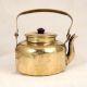 Brown Finish Used Kettle Made of Finest Brass for Decoration