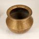 South Indian Finest Brass Cooking Pot in Antique Brown Finish