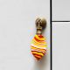 Multicolor Glass Pull Teardrop Cabinet Knob