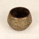 Indian Vintage Brass Rice Measurement Bowl from Odisha