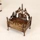 Handmade Vintage Brass God Bed Singhasan for Prayer Room