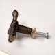 Dark Finish Decorative Iron Knob for Cabinet in Dinosaur Shape