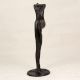 Dark Finish Handmade Brass Lady Statue for Home Decor