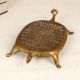 Turtle Shaped Brass Vegetable Grater for Home Decoration
