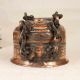 Islamic Art Handmade Copper Jewelry Box for Home Decoration