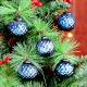 12 Pieces Blue Glass Ornaments - Christmas Tree Ornaments
