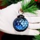 12 Pieces Blue Glass Ornaments - Christmas Tree Ornaments