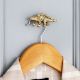 Dinosaur Aluminium Golden Heavy Duty Wall Hook