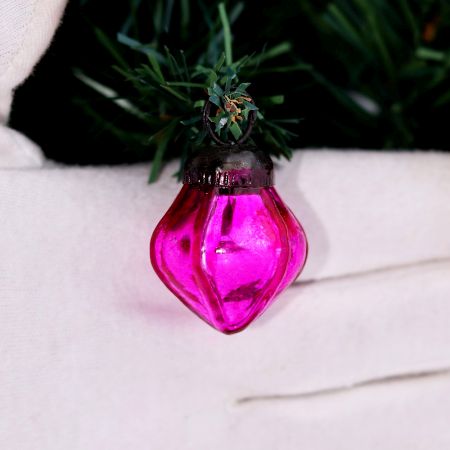 Tiny Diamond Glass Christmas Hanging Ornaments