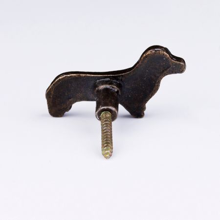 Handmade Antique Dog Wall Hook