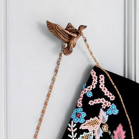 Handmade Modern Antique Iron Eagle Wall Hook