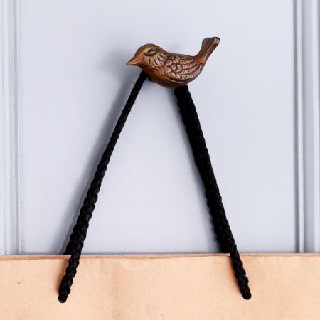 Antique Small Bird Iron Wall Hook