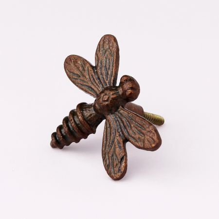 Modern Handmade Antique Honey Bee Iron Wall Hook