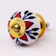 Red Flower Ceramic Dresser Knob Online
