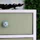 Sea Green Dotted Ceramic Knob