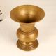 South Indian Art Brown Brass Holy Pot for Hindu Rituals