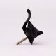 Modern Decorative Black Fox Face Iron Wall Hook