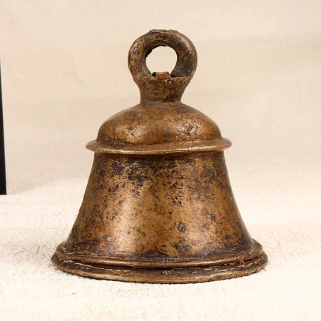 High-Quality Vintage Bell Metal Temple Hanging Bell for Decor