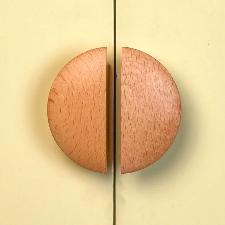 Handmade Natural Wooden Door Handles (Small Size) Pack of 2 Pieces