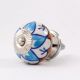 Turquoise Flower Knob