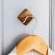 Modern Natural Pyramid Shape Wooden Adheshive Wall Hook