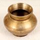 Gujarati Handmade Brass Holy Water Pot for Auspicious Occasion