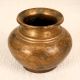 Vintage Indian Brass Holy Water Pot from Gujarat for Decor