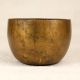 Elegant Brown Bell Metal Meditation Singing Bowl for Decor