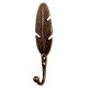 Modern Big Feather Iron Wall Hook