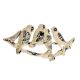 Modern Distressed Birds Iron Wall Hook