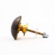 Brass Floral Cabinet Knob