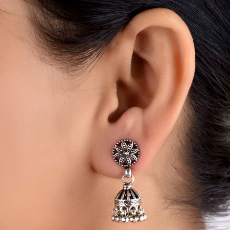 92.5 Sterling Silver Earrings Parasol Chandelier Earrings