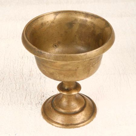 Holy Vintage Brown Finish Cup for Hindu Rituals