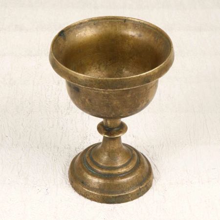 Handmade Traditional Brass Holy Cup in Vintage Finish