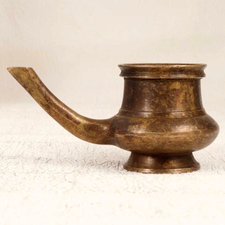 South Indian Art Holy Water Pot Made of High-Quality Brass