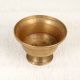 South Indian Brass Kumkum Tilak Cup for Home Decor