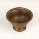 Vintage Brass Kumkum Tilak Cup in South Indian Art for Rituals