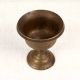 Traditional Handmade Brass Holy Cup with Stand for Decor