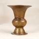 Handcrafted South Indian Art Flower Pot Made of Finest Brass