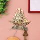 Golden Brass Ship Wall Hook