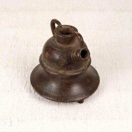 Handcrafted Vintage Brass Hookah Base for Flower Decoration