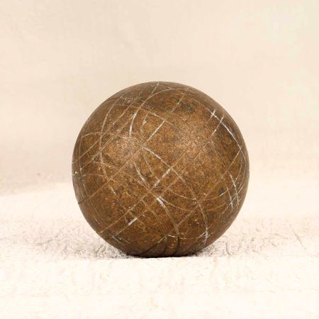 Vintage Brass Astrolabe Spherical Ball for Home Decoration